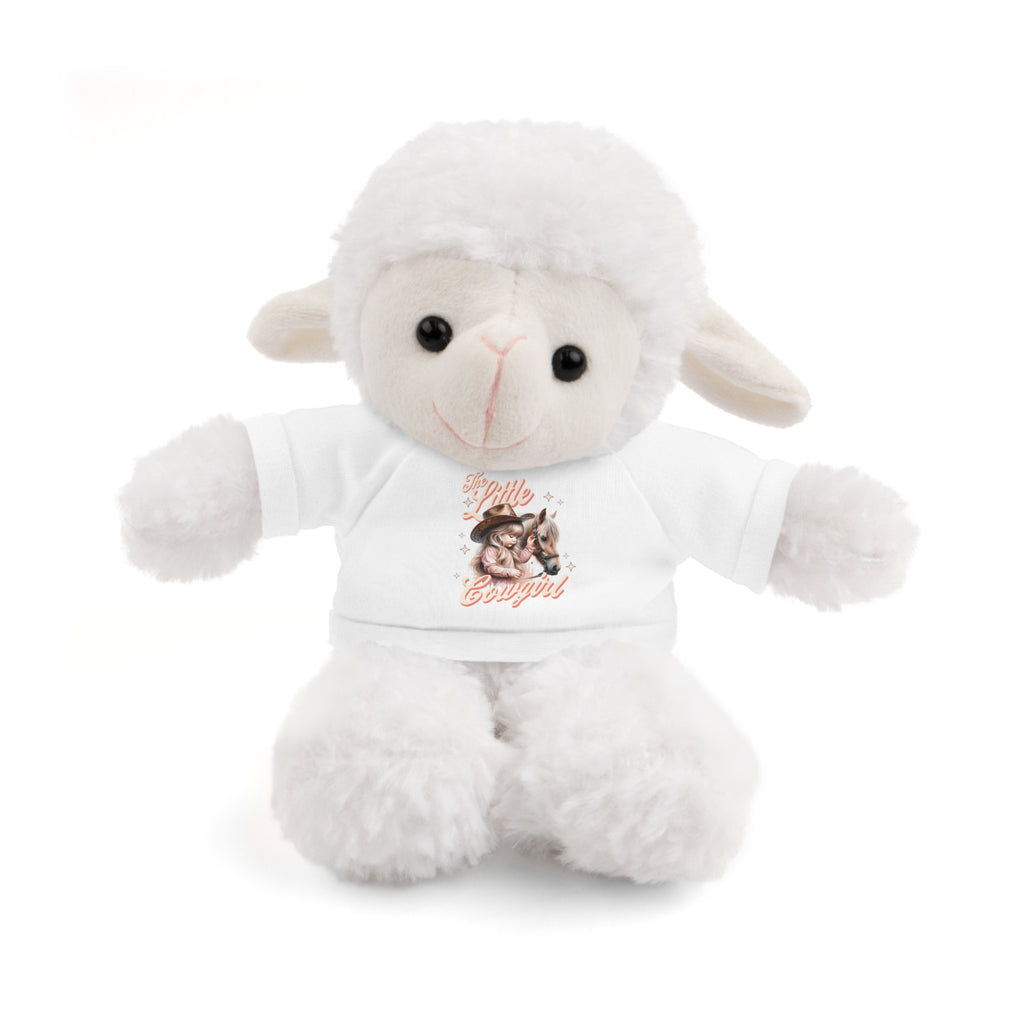 Plush Animal with 'The Little Cowgirl' Tee