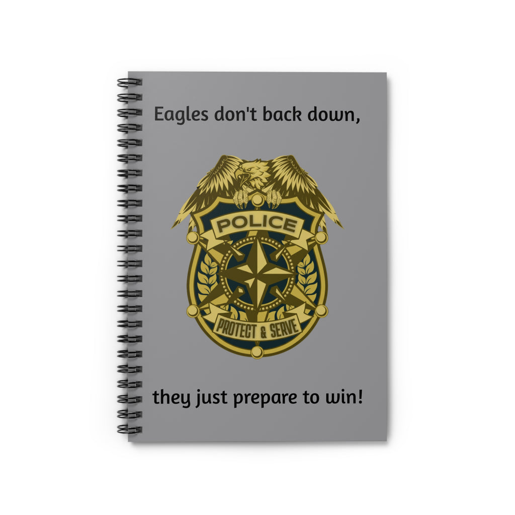 Police Badge Spiral Notebook