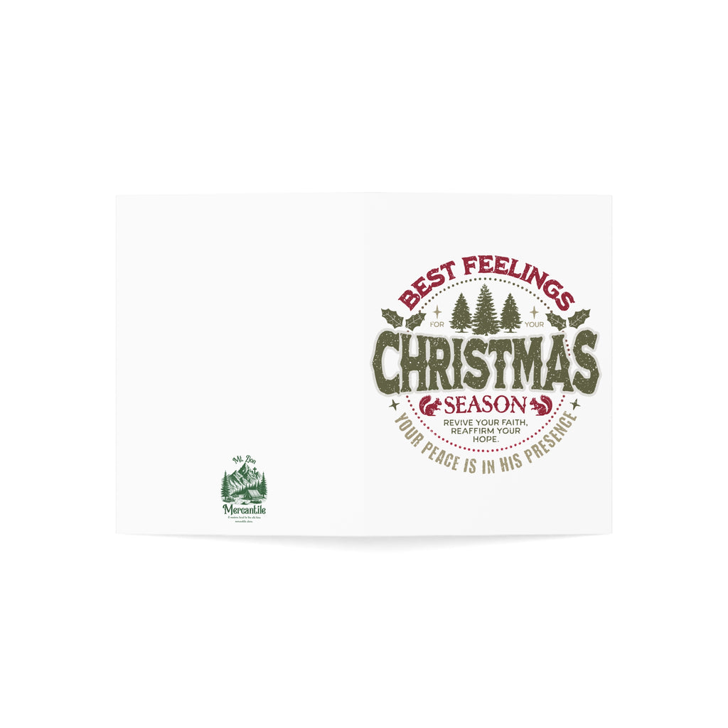 Christmas Greeting Cards Pack (1/10/30/50pcs)