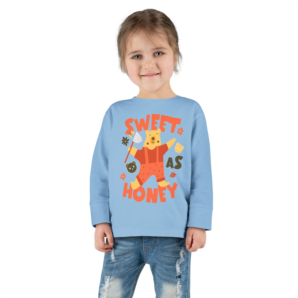 "Sweet as Honey" Bear Toddler LS T-Shirt