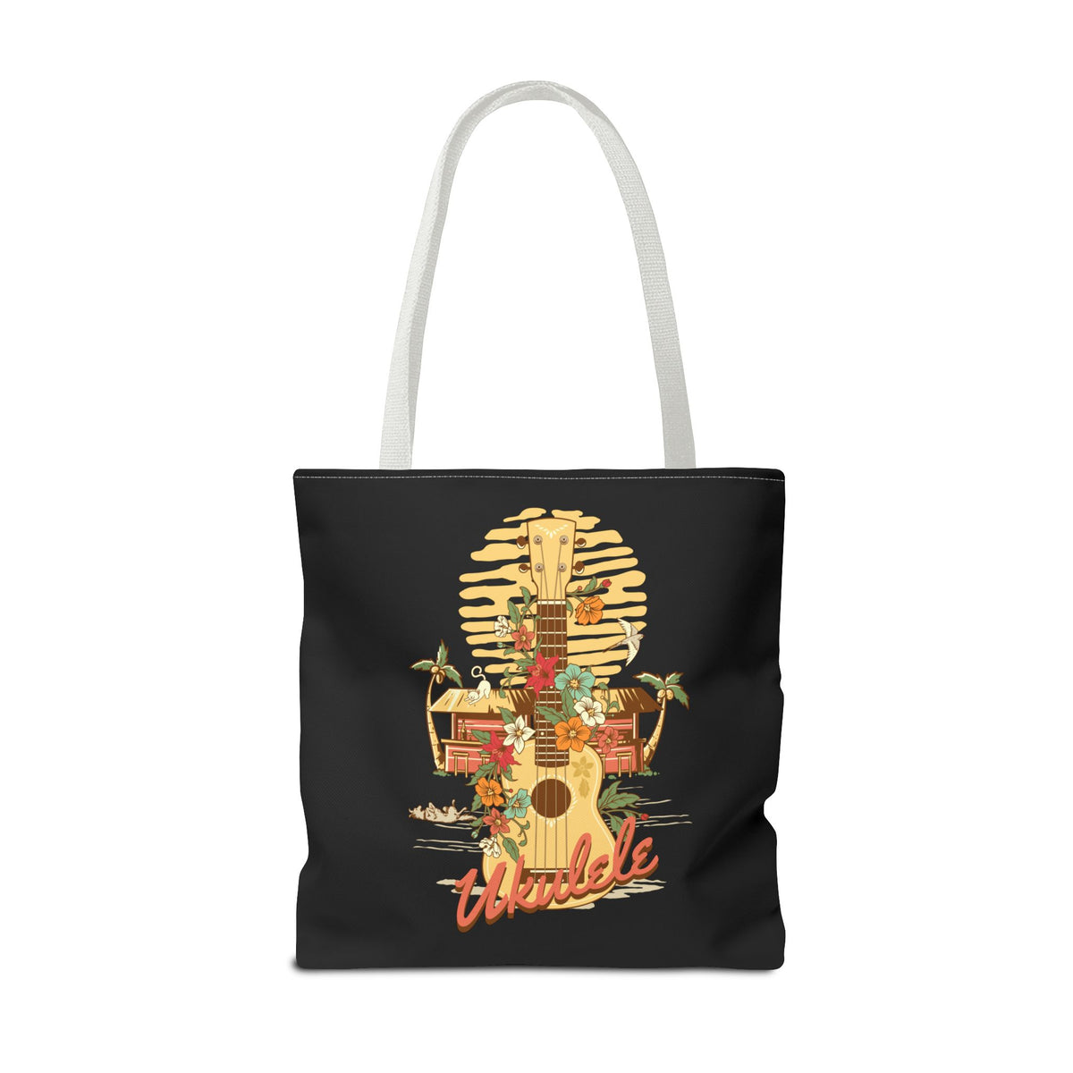 Ukulele Retro Tote Bag