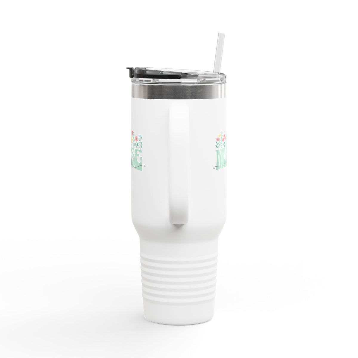 Nurse Mom Floral Tumbler (40oz.)