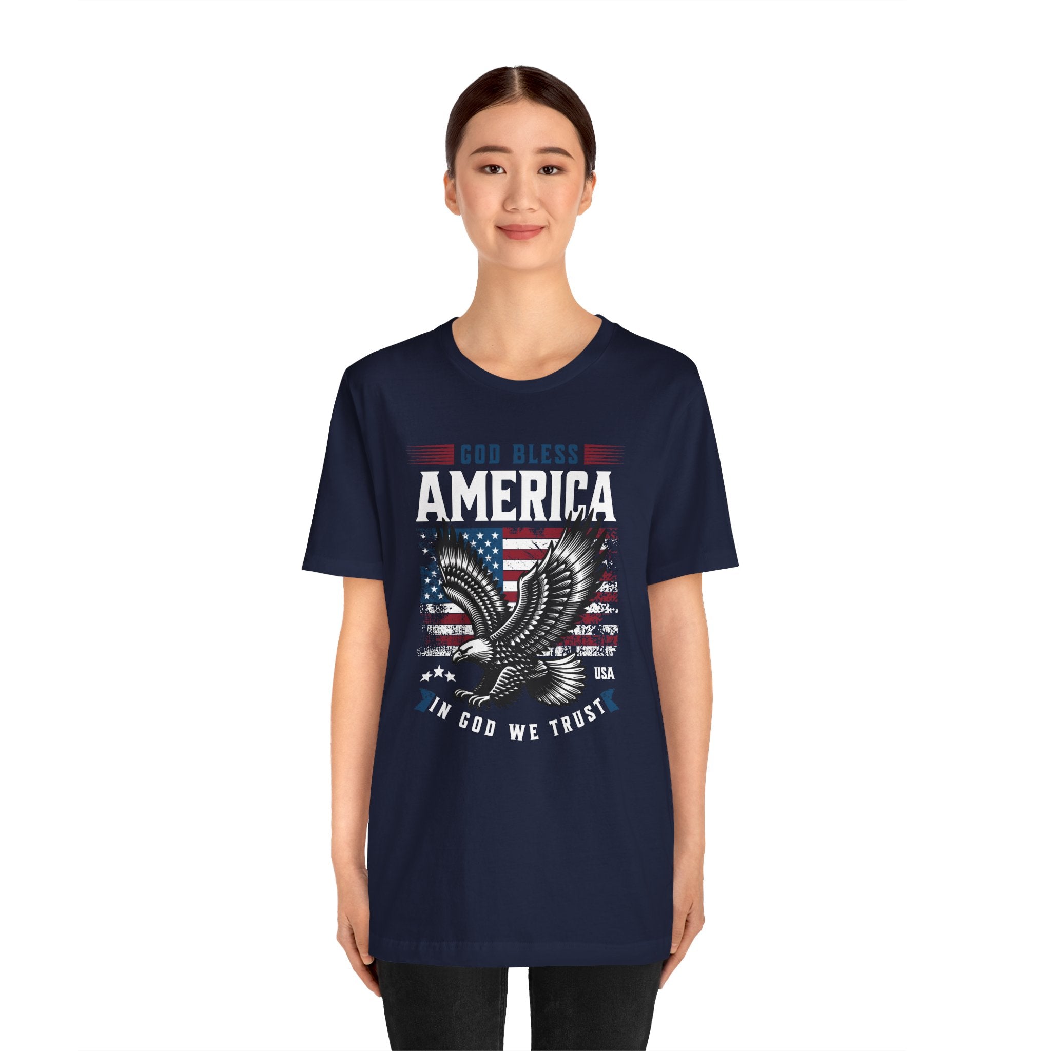 God Bless America with Eagle T-Shirt