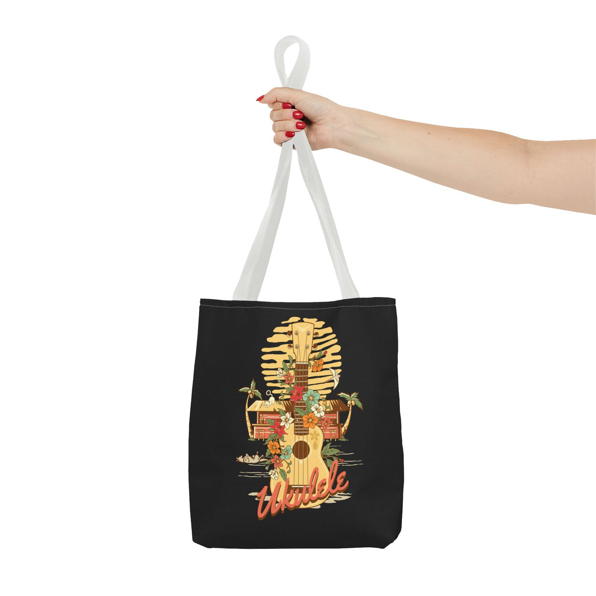 Ukulele Retro Tote Bag