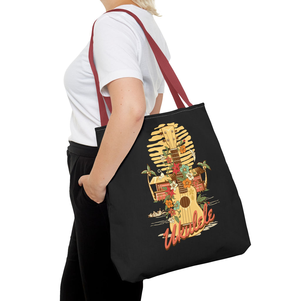 Ukulele Retro Tote Bag