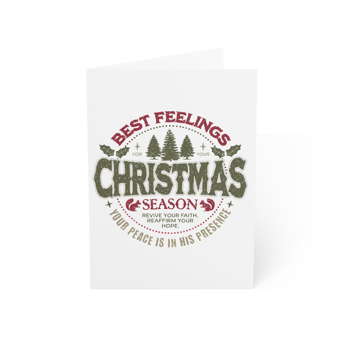 Christmas Greeting Cards Pack (1/10/30/50pcs)