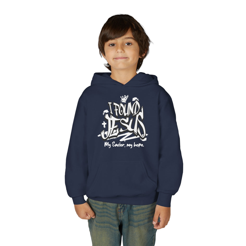 "I Found Jesus" Youth Hoodie