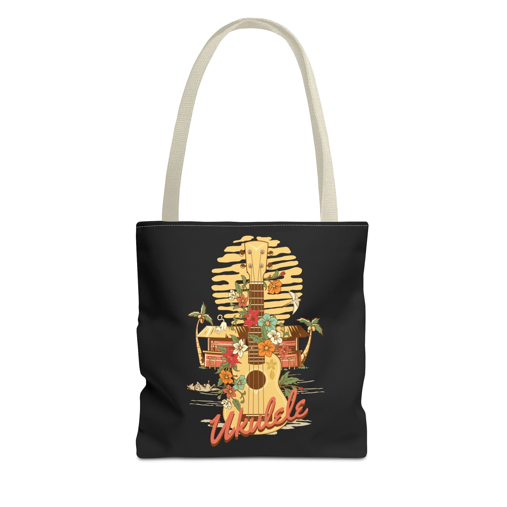 Ukulele Retro Tote Bag