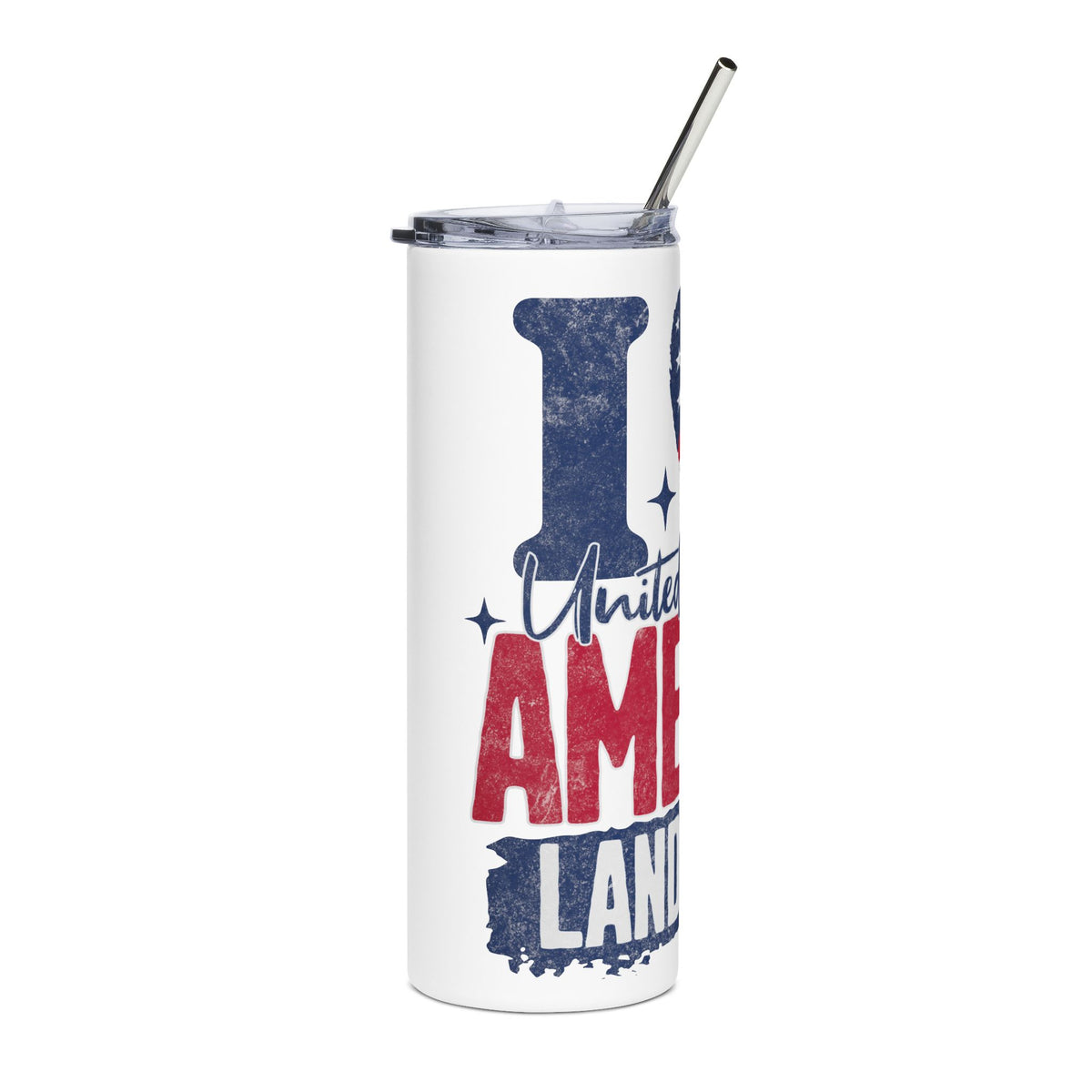 "I Love America" Flag Tumbler (20oz.)