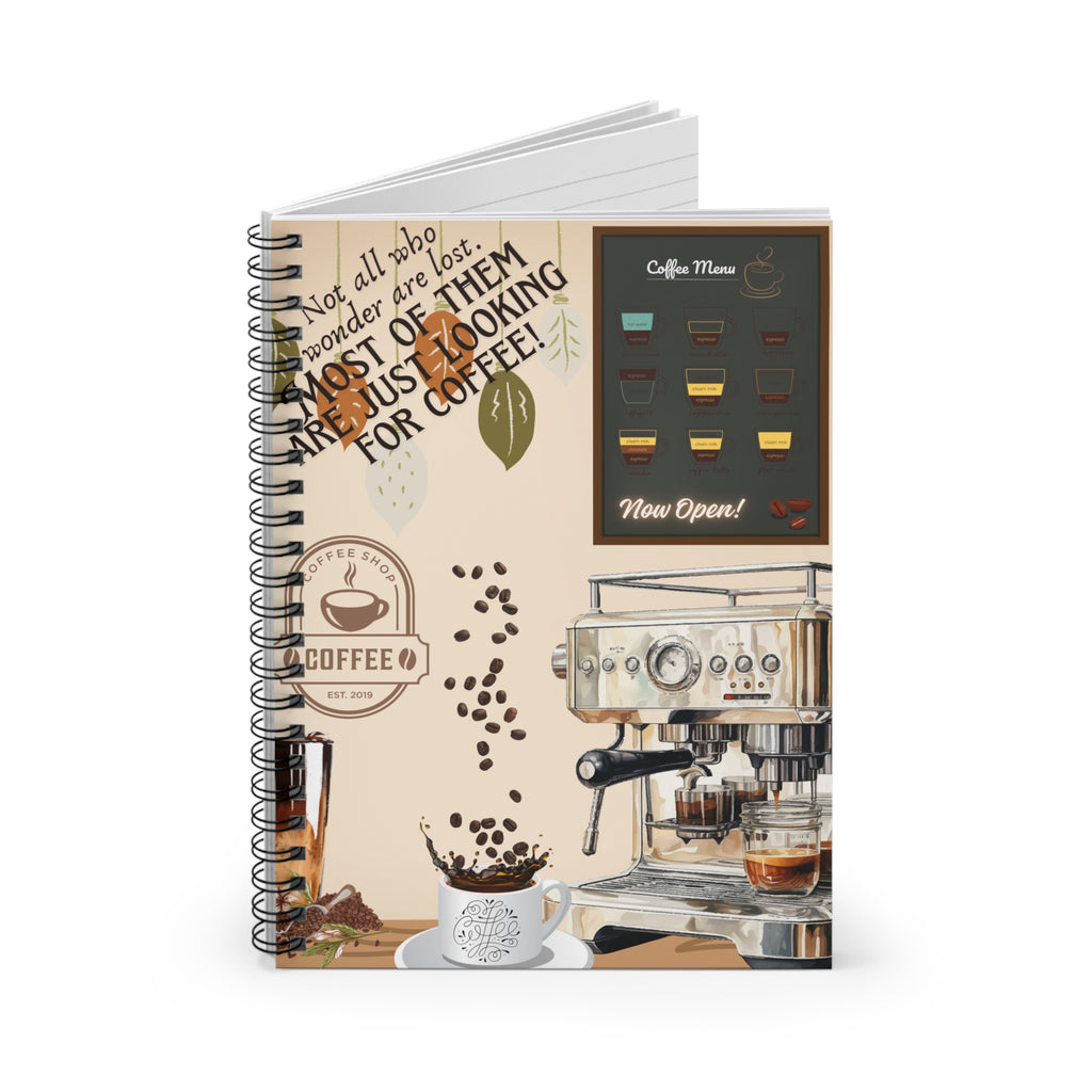 Journaling With Coffee Spiral Notebook