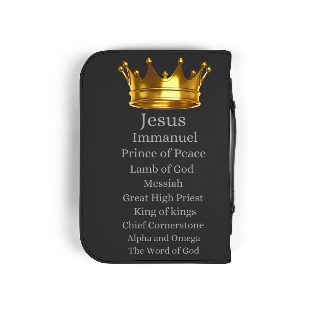 Gold Cross & Crown Bible Cover