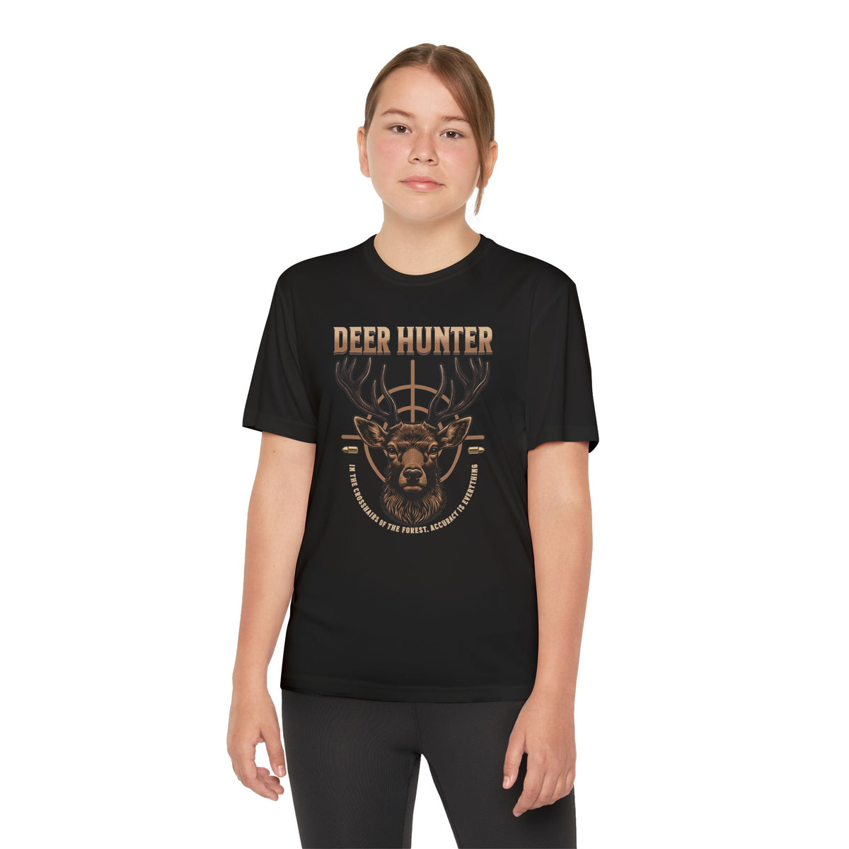 Deer Hunter w/Bullets Youth T-Shirt