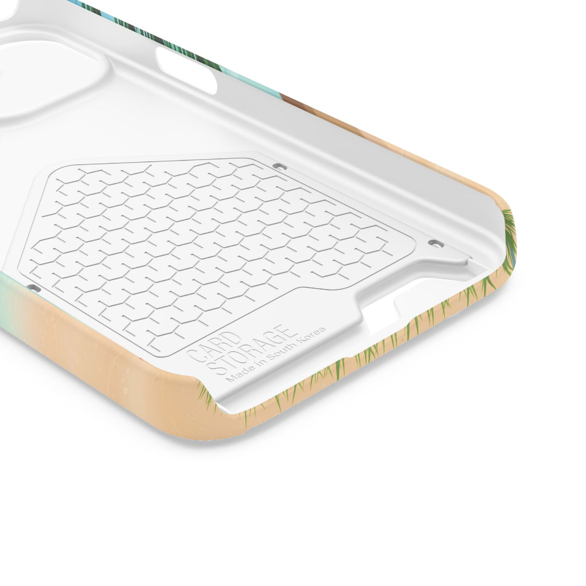 Beach Phone Case With Card Holder