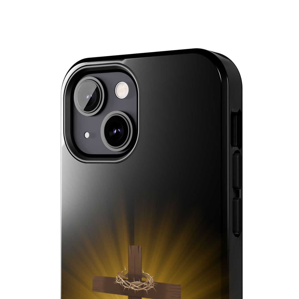 Cross and Crown of Thorns Phone Case