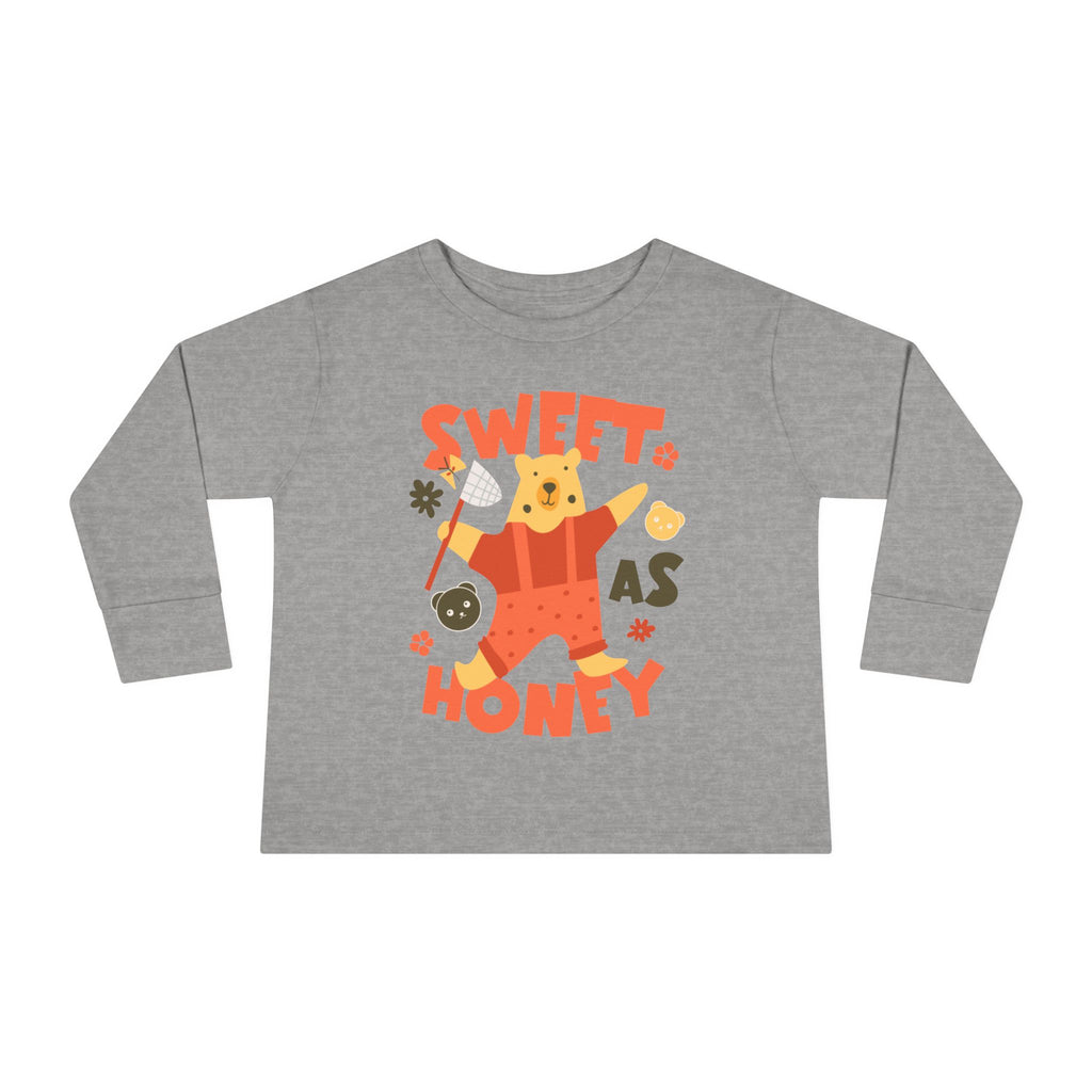 "Sweet as Honey" Bear Toddler LS T-Shirt