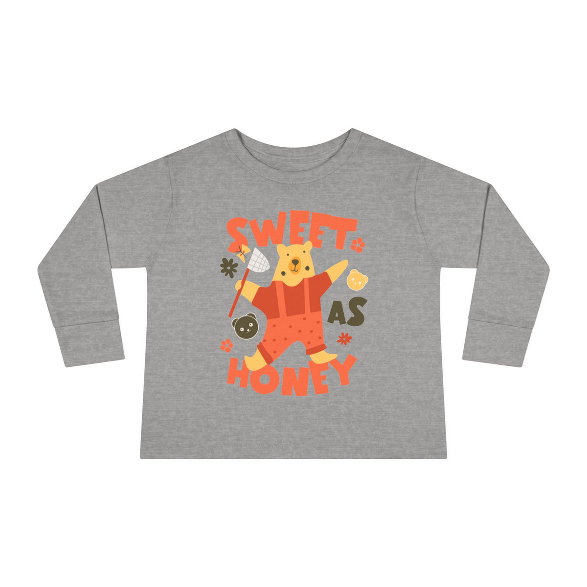 "Sweet as Honey" Bear Toddler LS T-Shirt