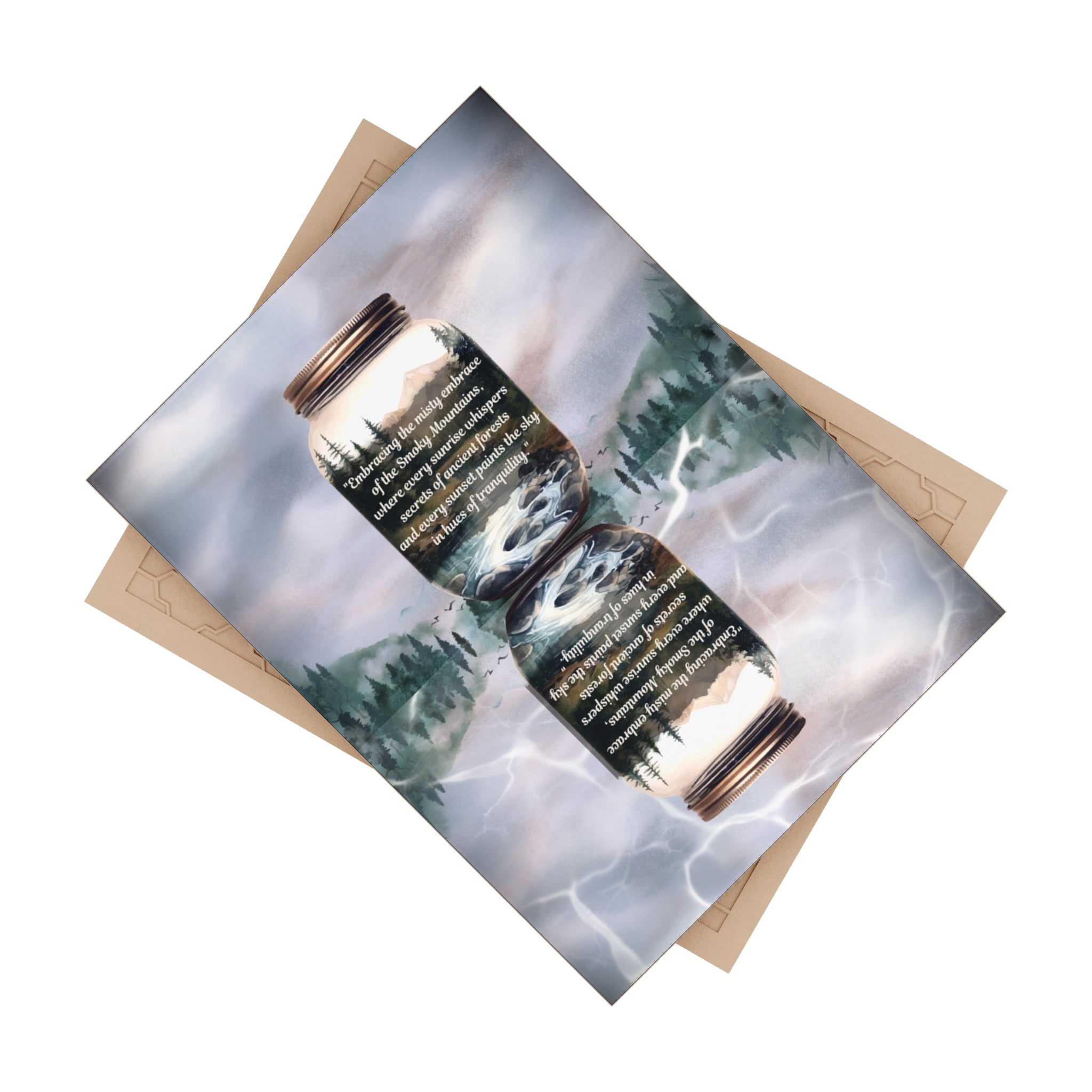 Mountain Reflection Ceramic Tile