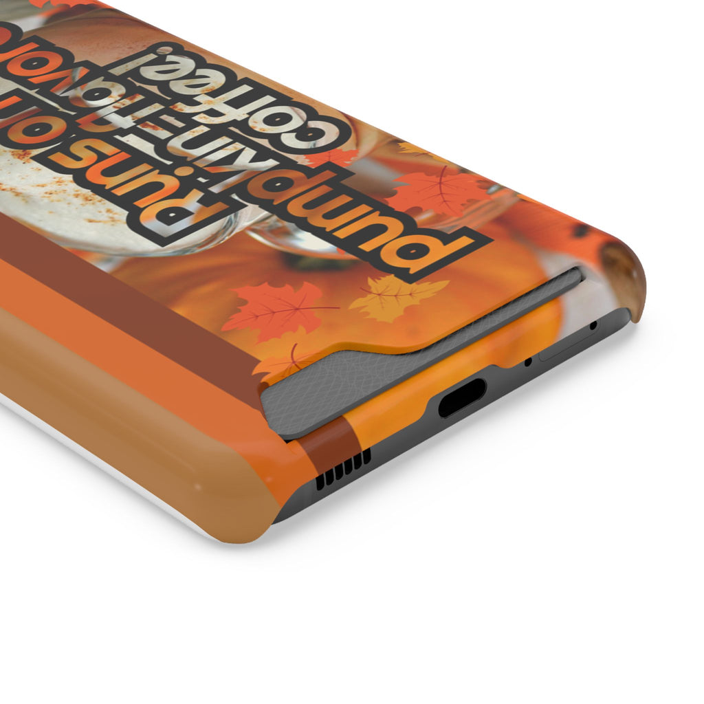 Coffee Phone Case w/Card Holder
