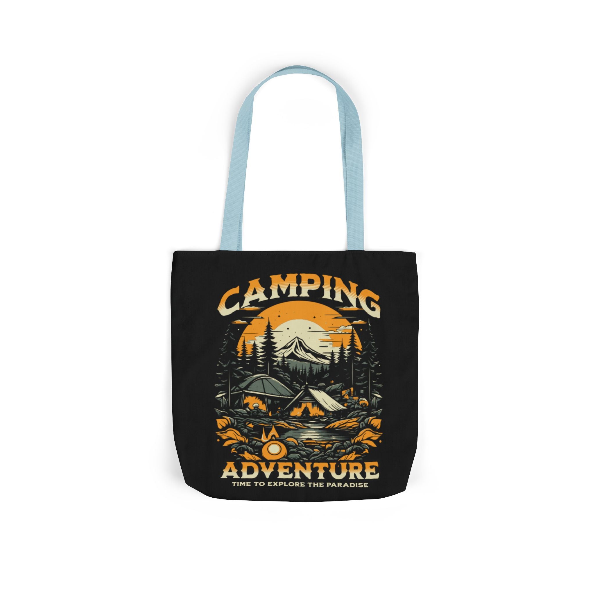 Camping Adventure Canvas Tote Bag