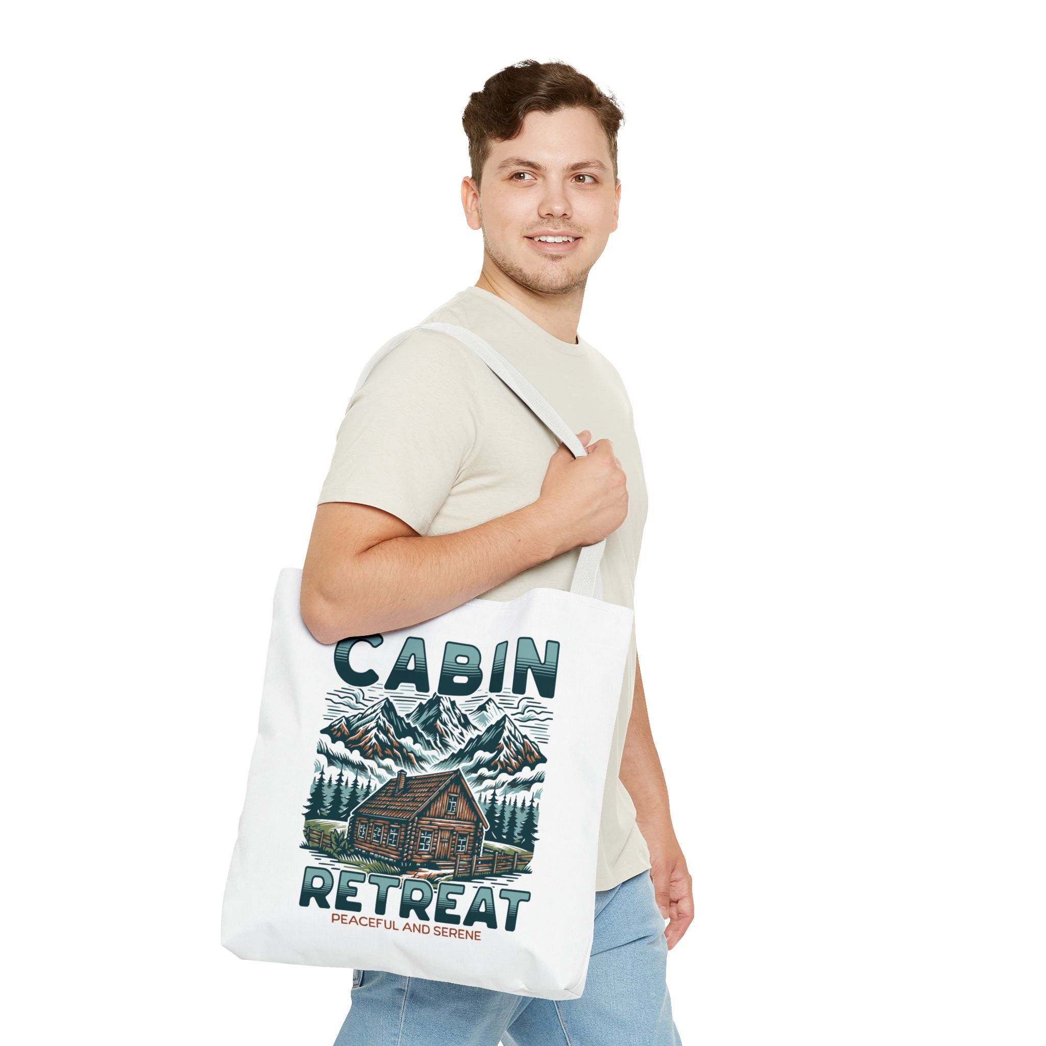 Cabin Retreat Tote Bag