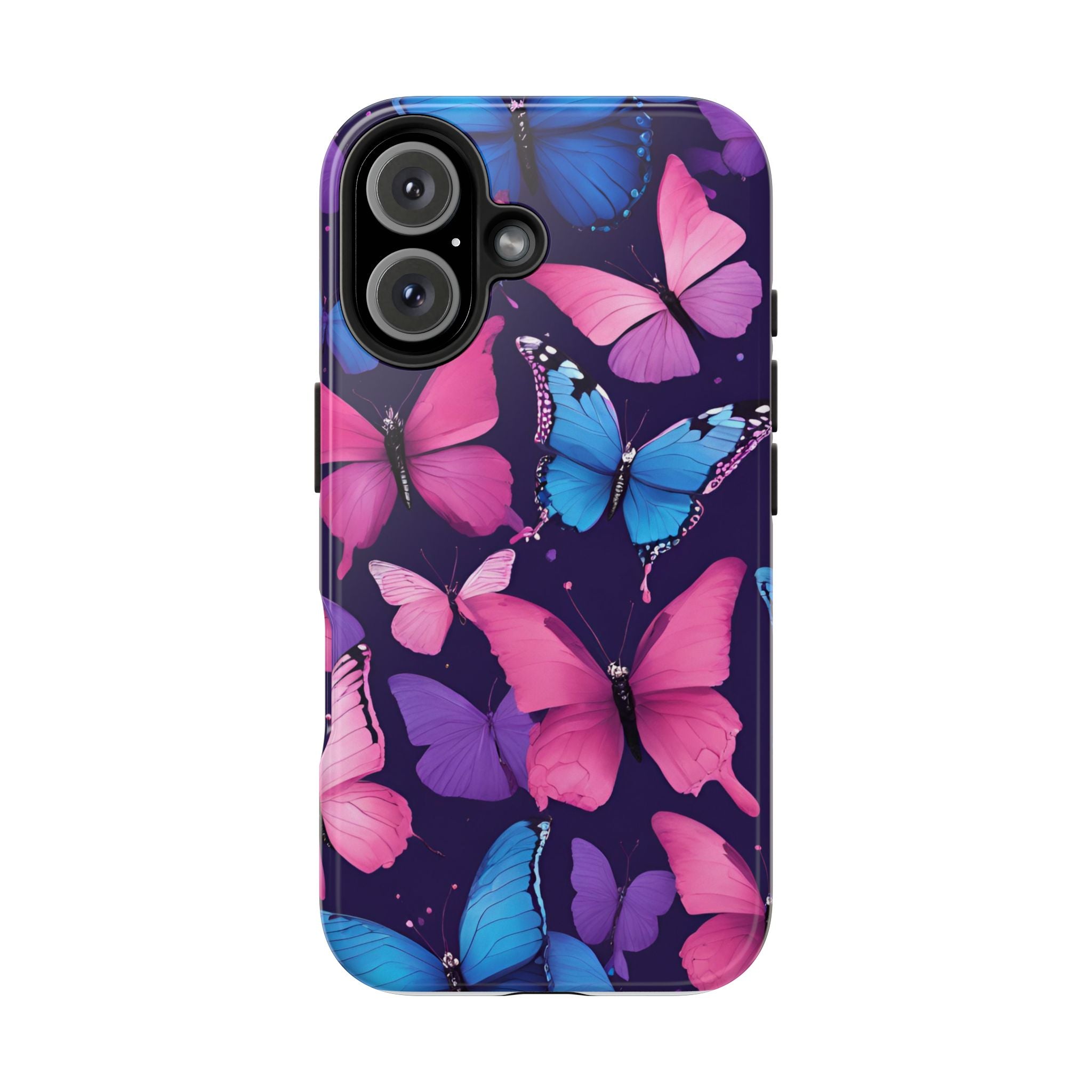 Butterfly Phone Case (Pink,Purple and Blue)