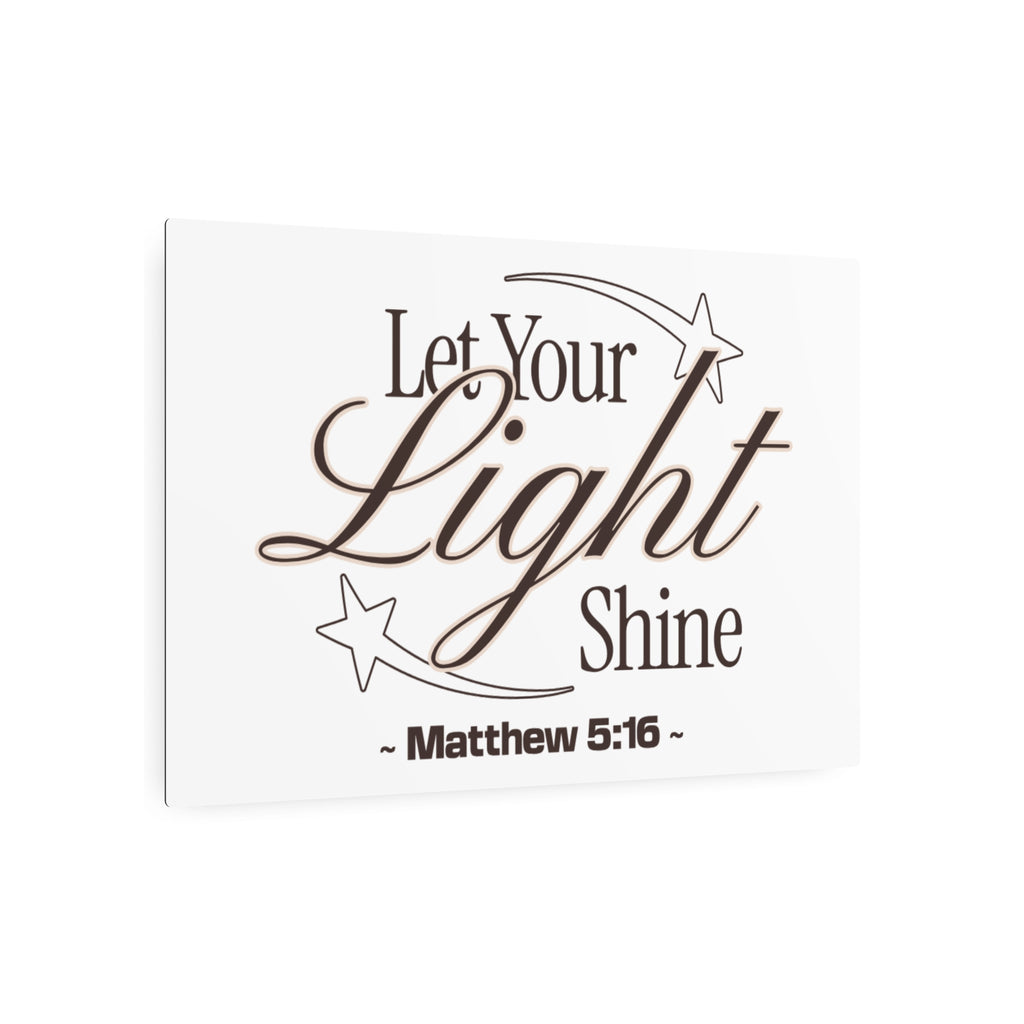 "Let Your Light Shine" (Matthew 5:16) Wall Art