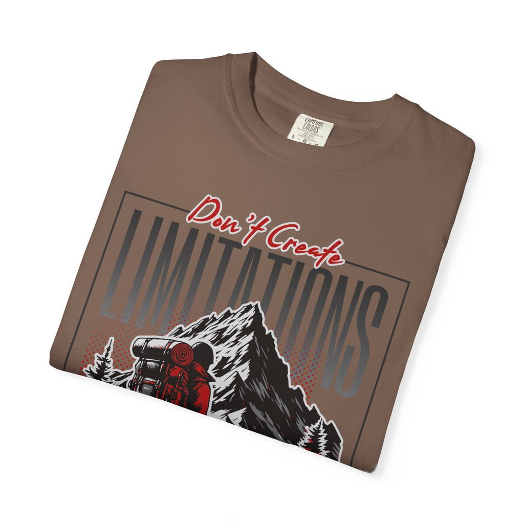 "Don't Create Limitations" Adventure T-Shirt