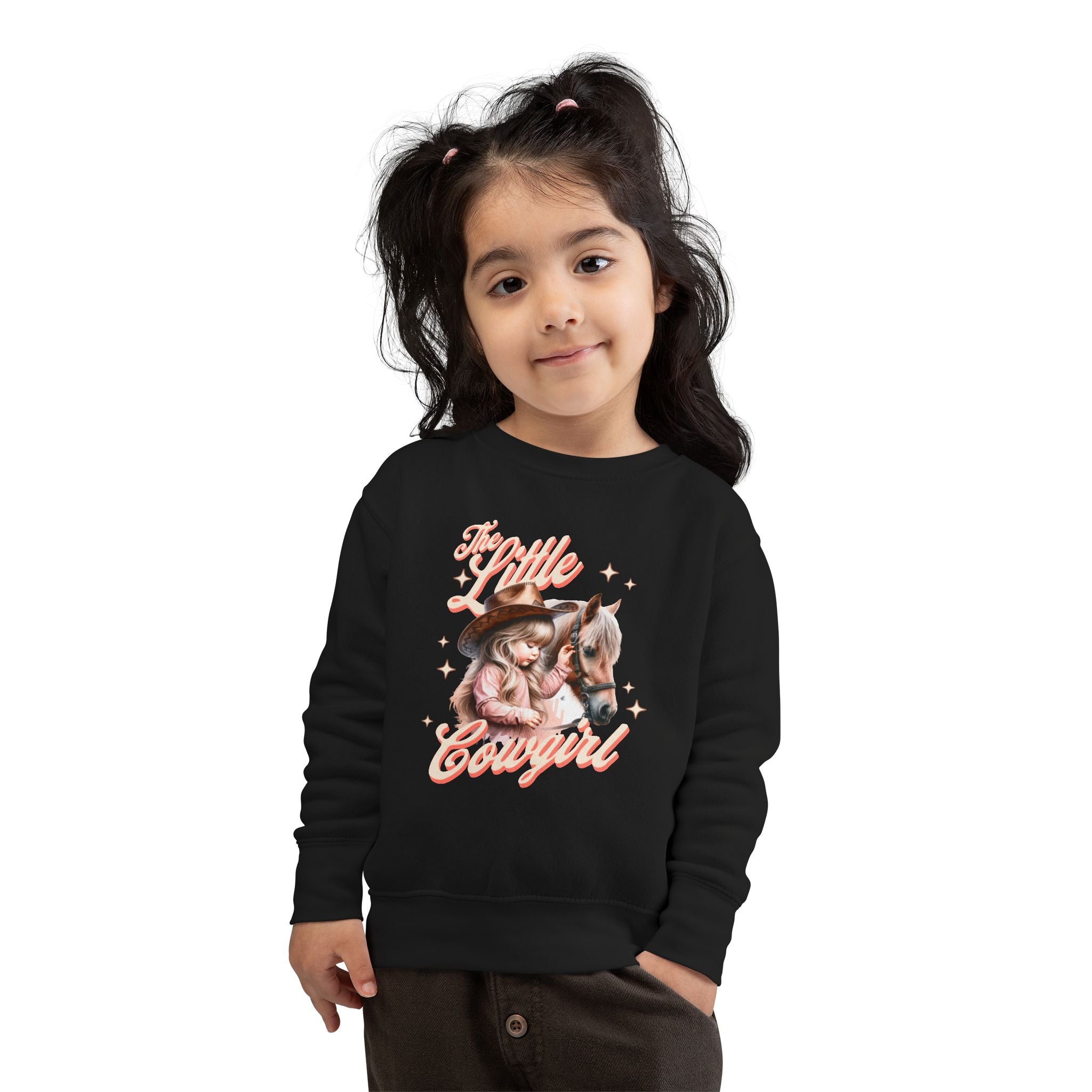 'The Little Cowgirl' Crewneck for Girls