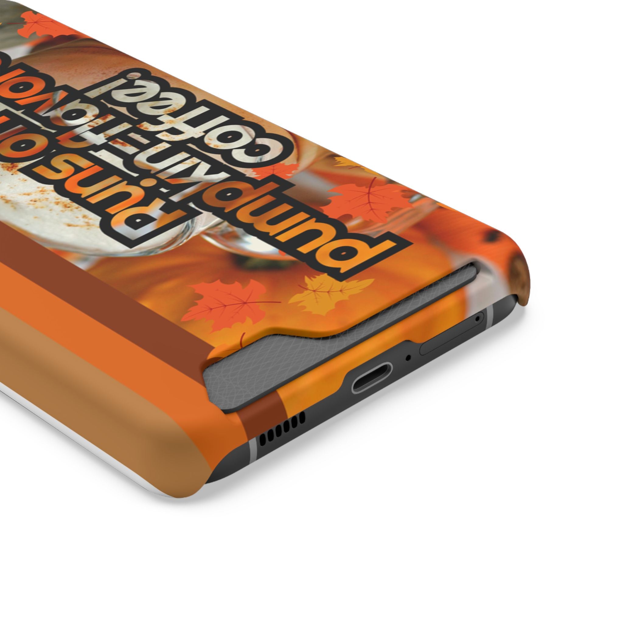 Coffee Phone Case w/Card Holder