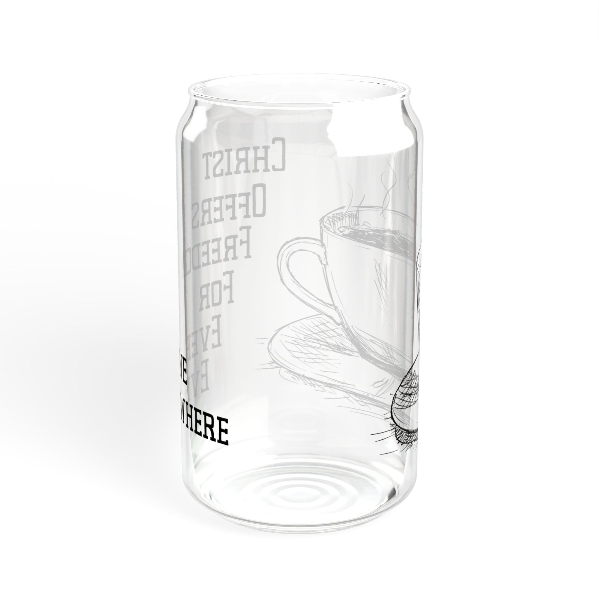 C.O.F.F.E.E Sipper Glass