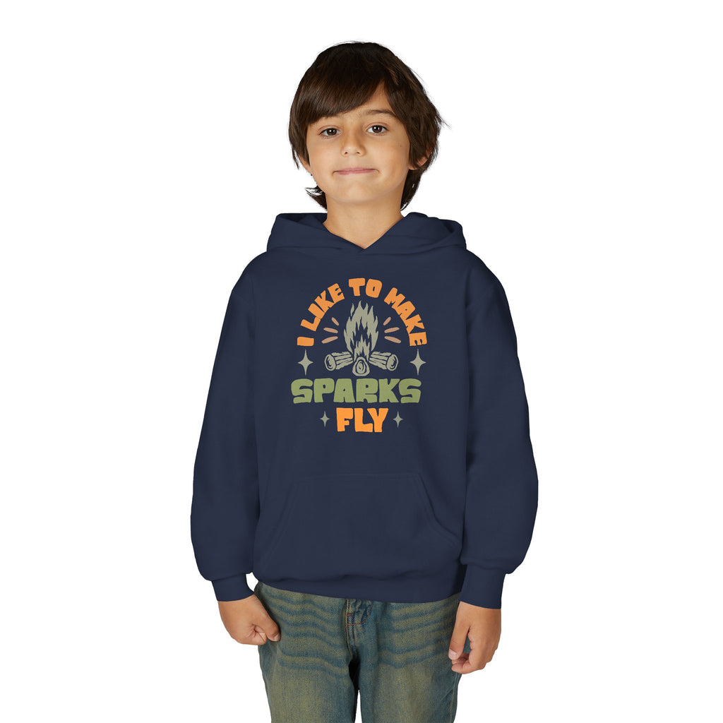 "...Make Sparks Fly" Campfire Youth Hoodie