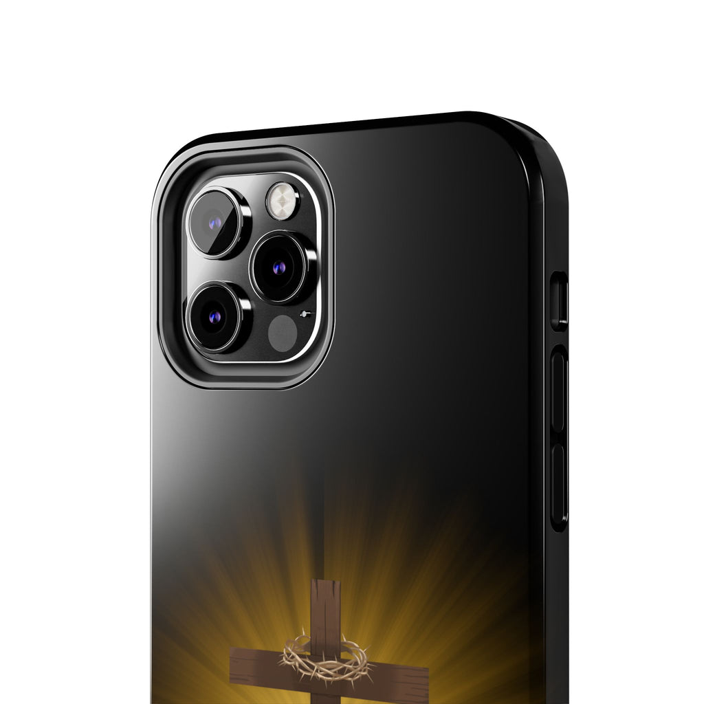 Cross and Crown of Thorns Phone Case