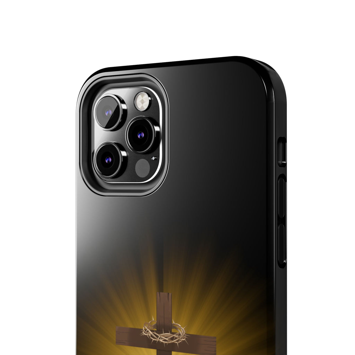 Cross and Crown of Thorns Phone Case