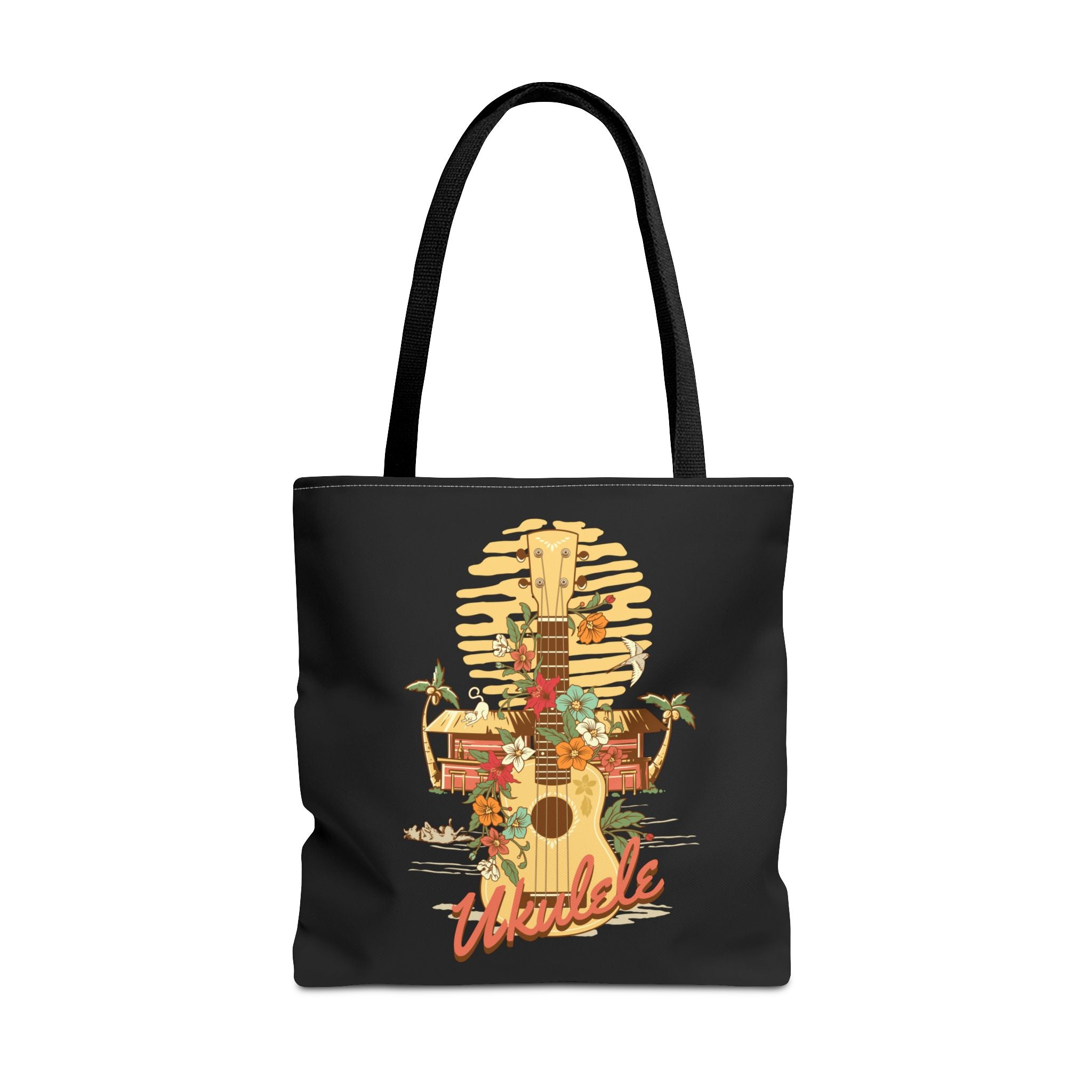 Ukulele Retro Tote Bag