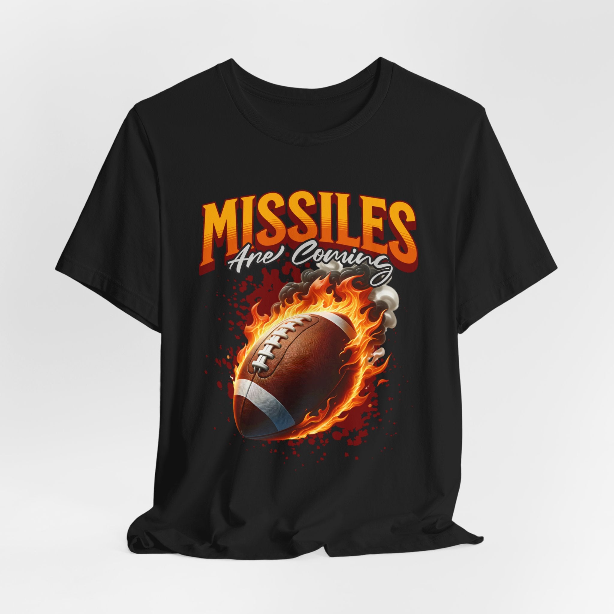 Missiles Are Coming Football T-Shirt