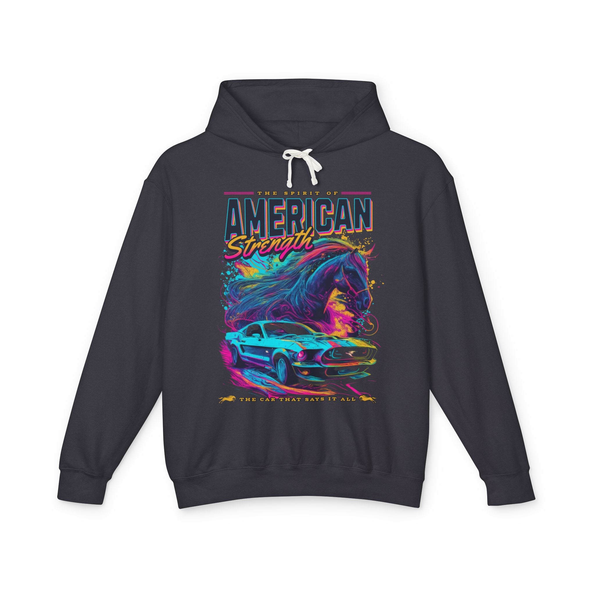 American Strength Muscle Car Hoodie