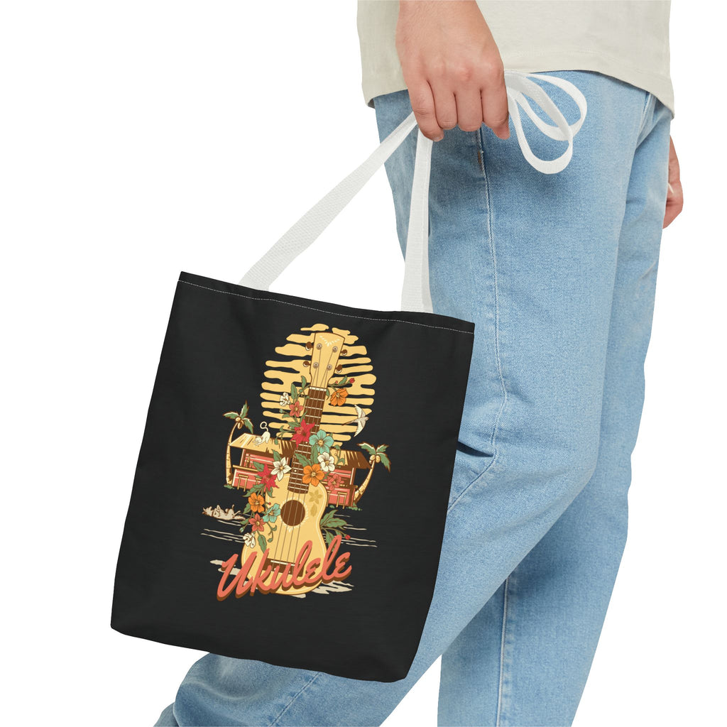 Ukulele Retro Tote Bag