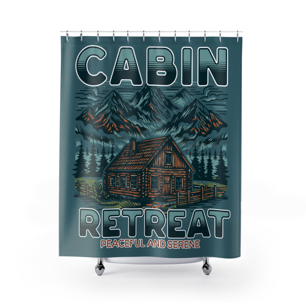 Cabin Retreat Shower Curtain