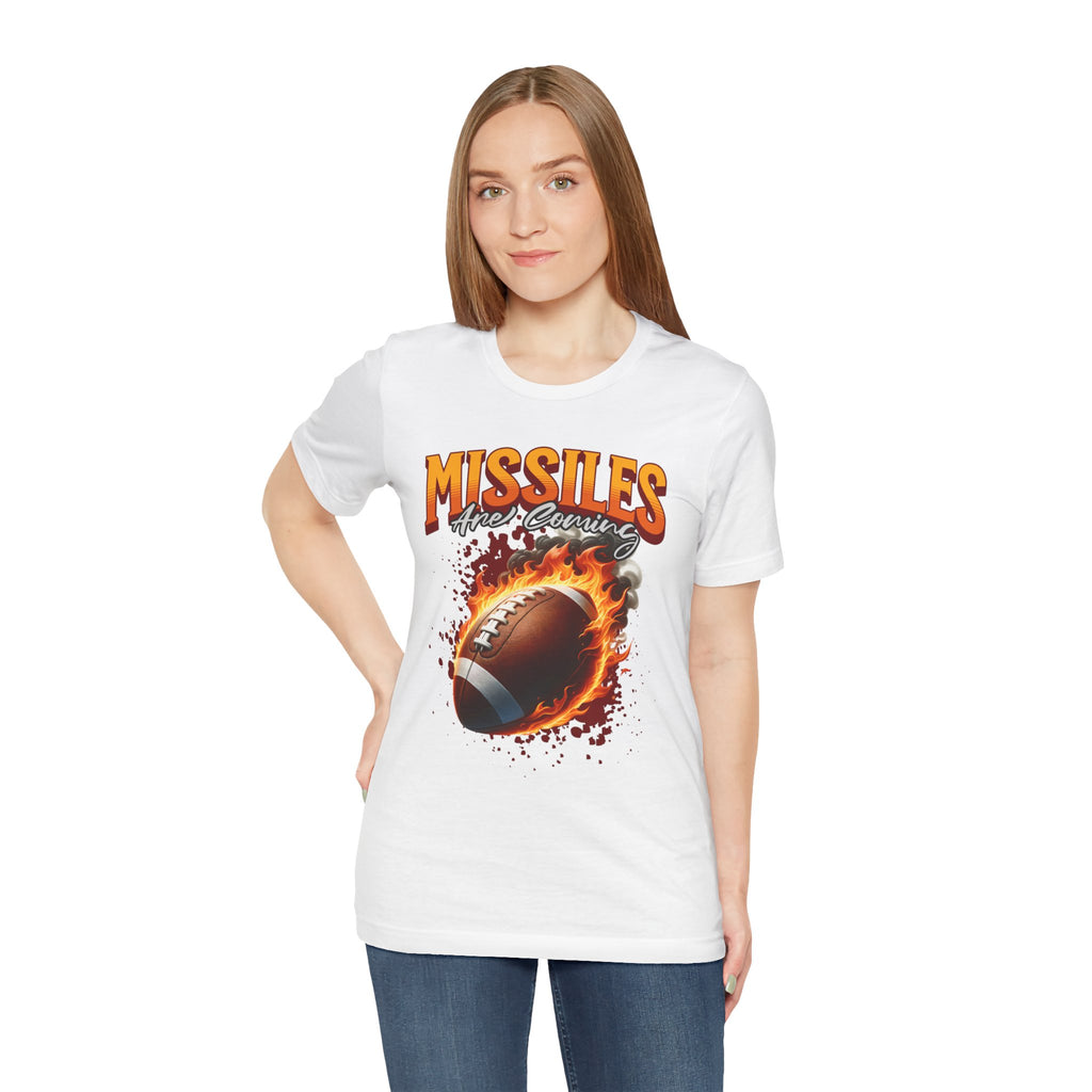 Missiles Are Coming Football T-Shirt