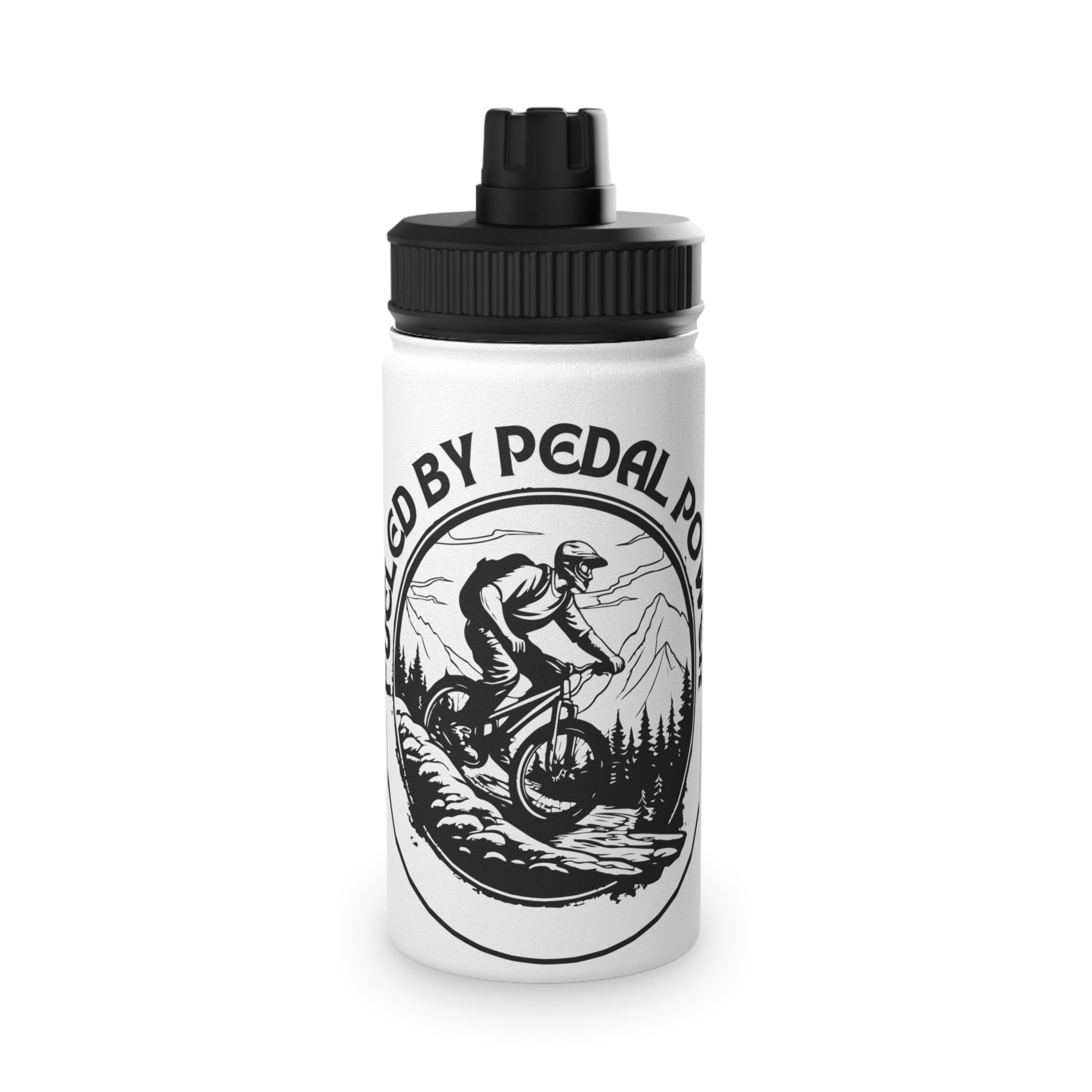 Pedal Power Water Bottle (12oz. 18oz. 32oz.)