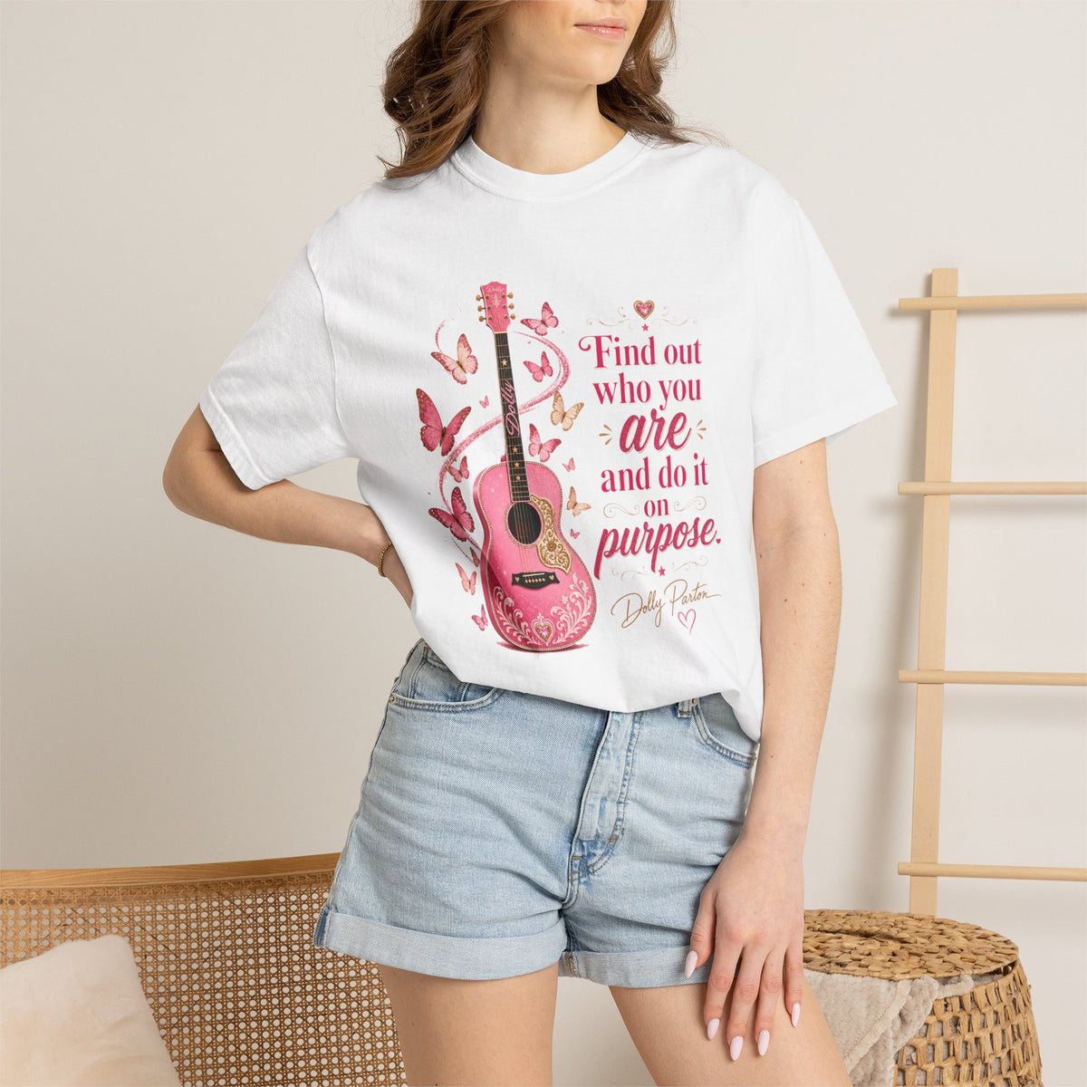 Guitar & Butterflies Tee