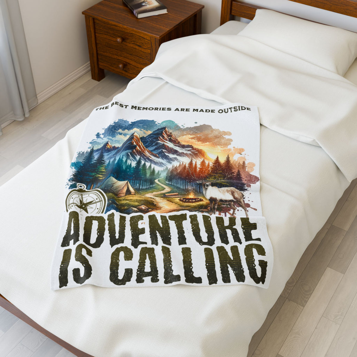 'Adventure is Calling' Blanket