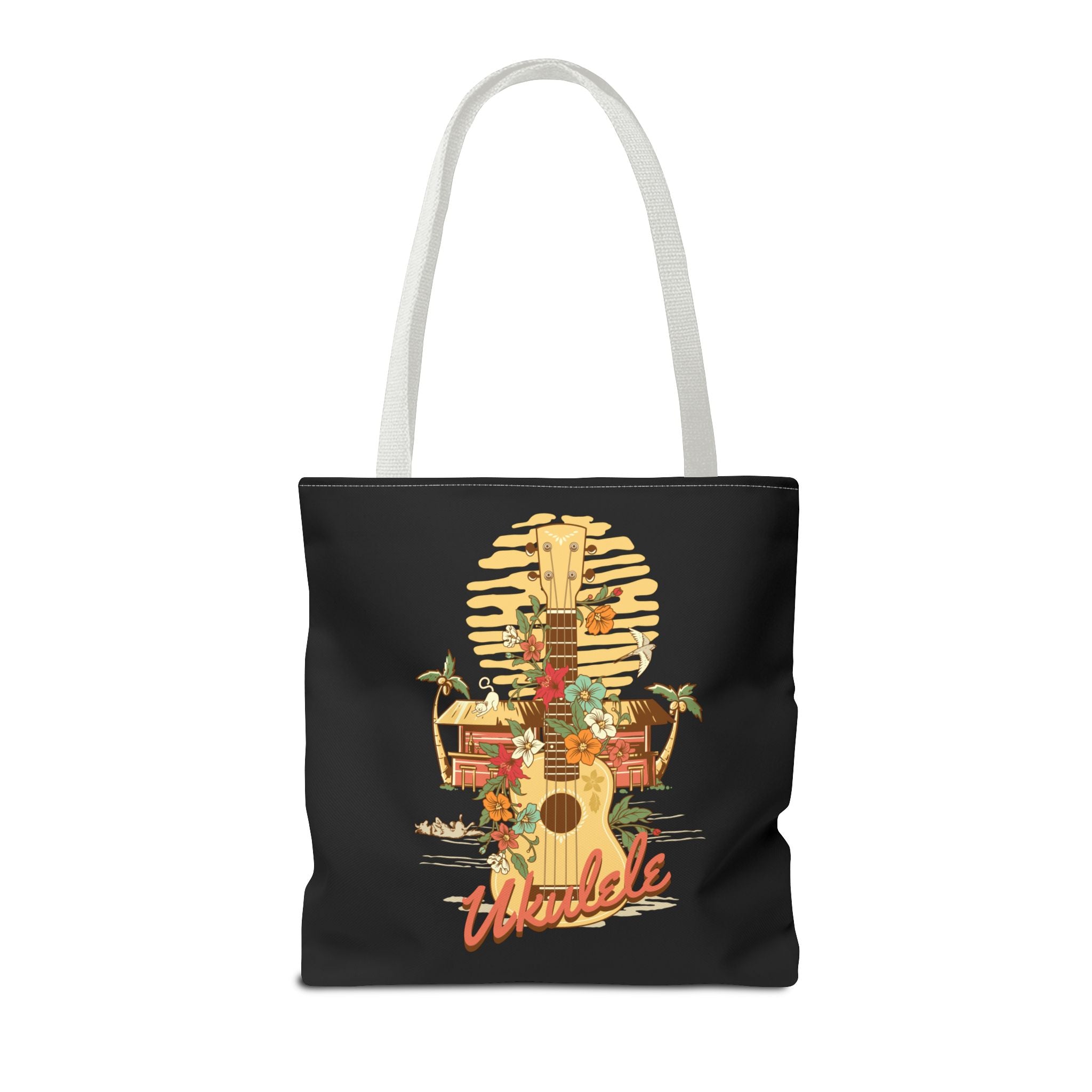 Ukulele Retro Tote Bag