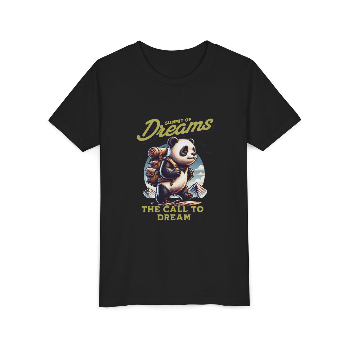 'Follow Your Dreams' Panda Youth T-Shirt