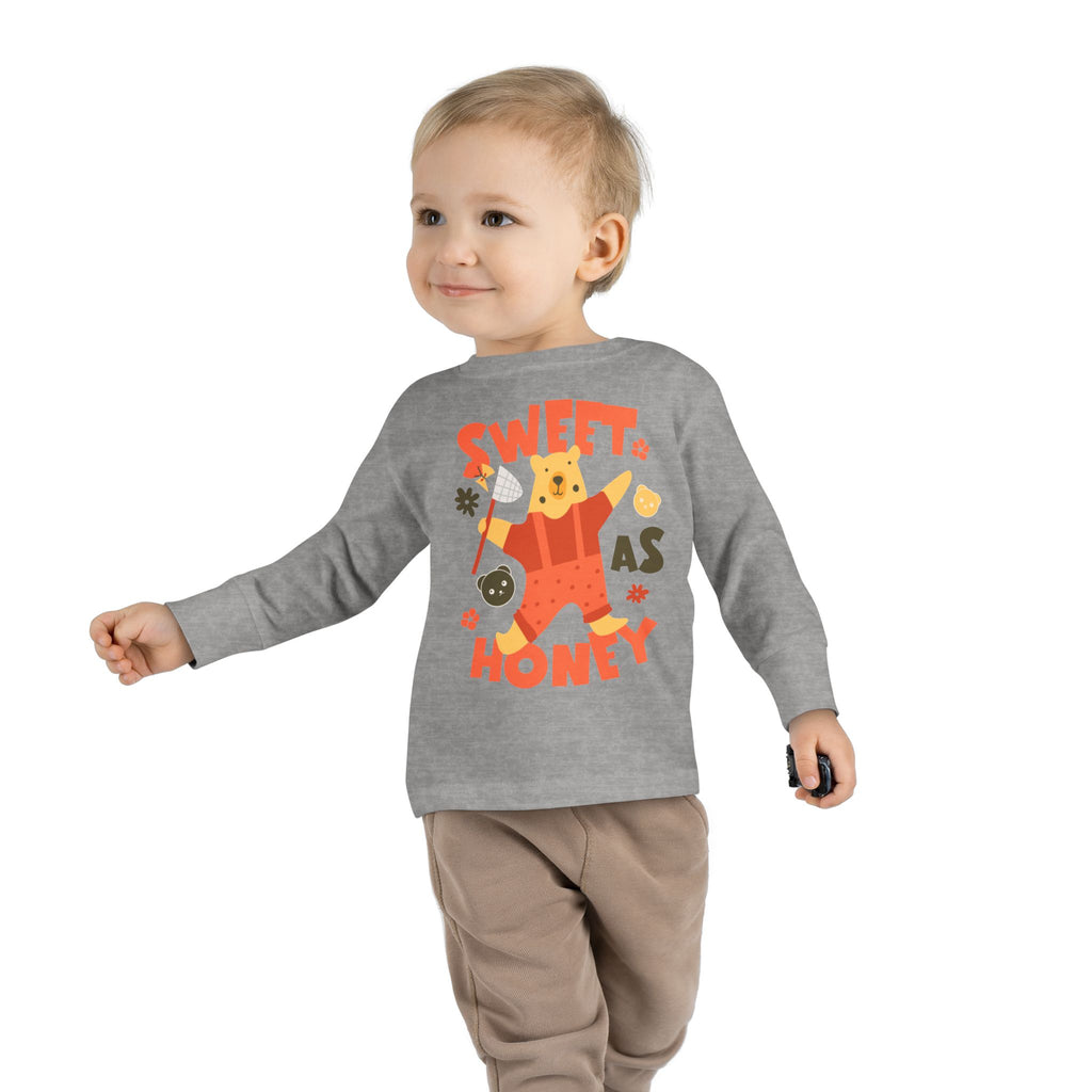 "Sweet as Honey" Bear Toddler LS T-Shirt