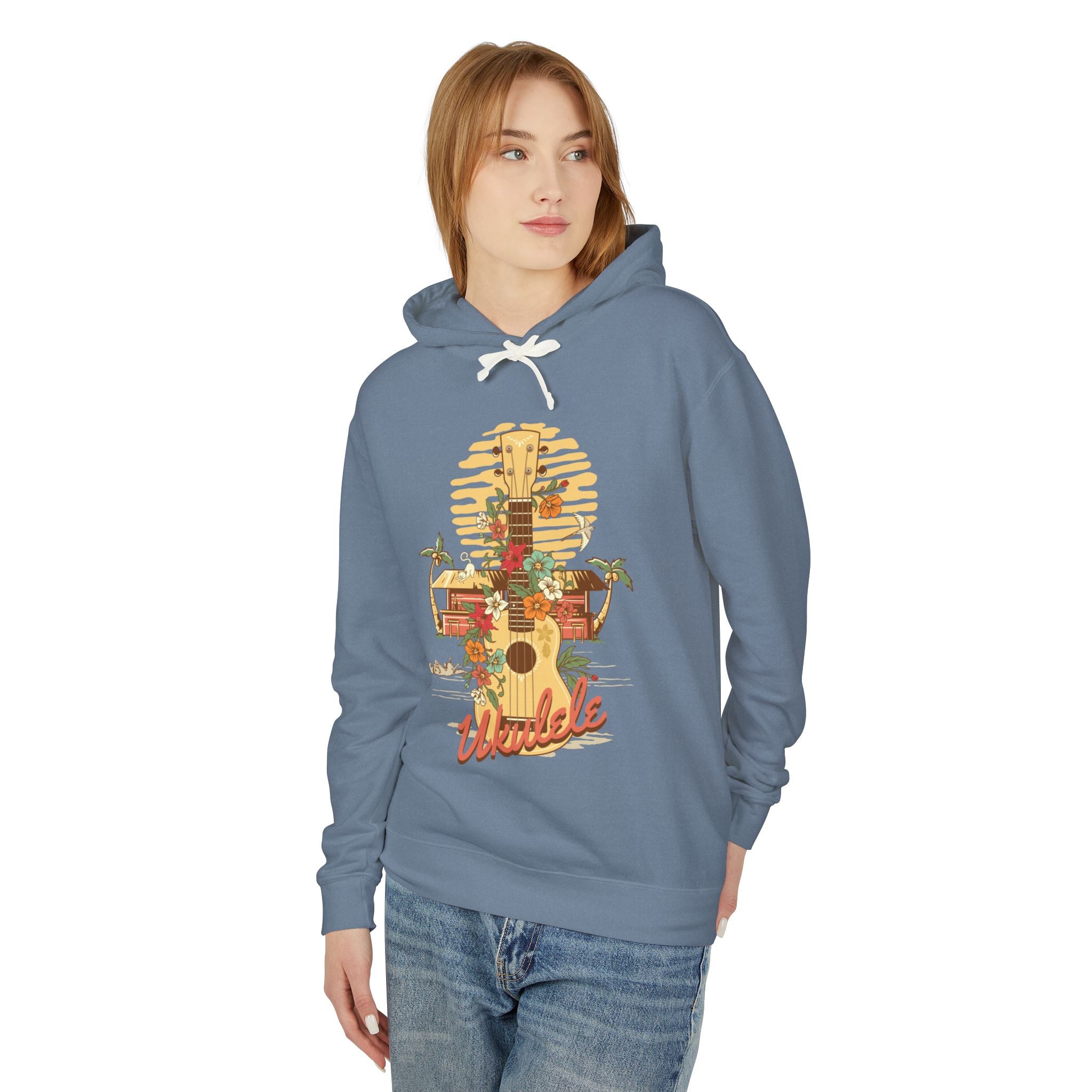 Ukulele Tropical Hoodie