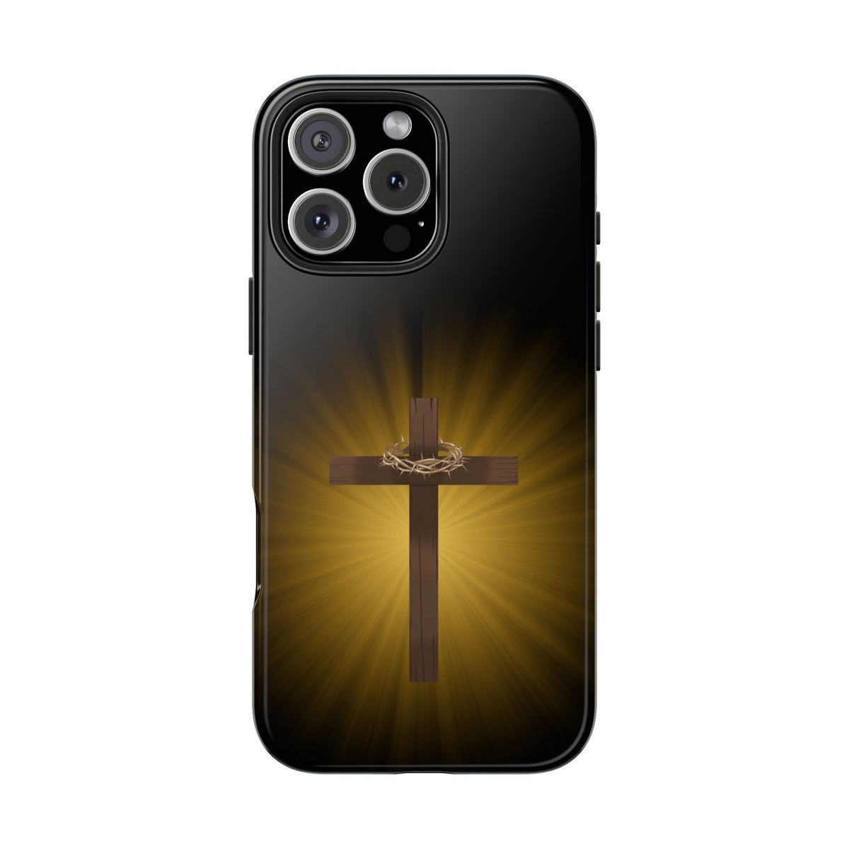Cross and Crown of Thorns Phone Case
