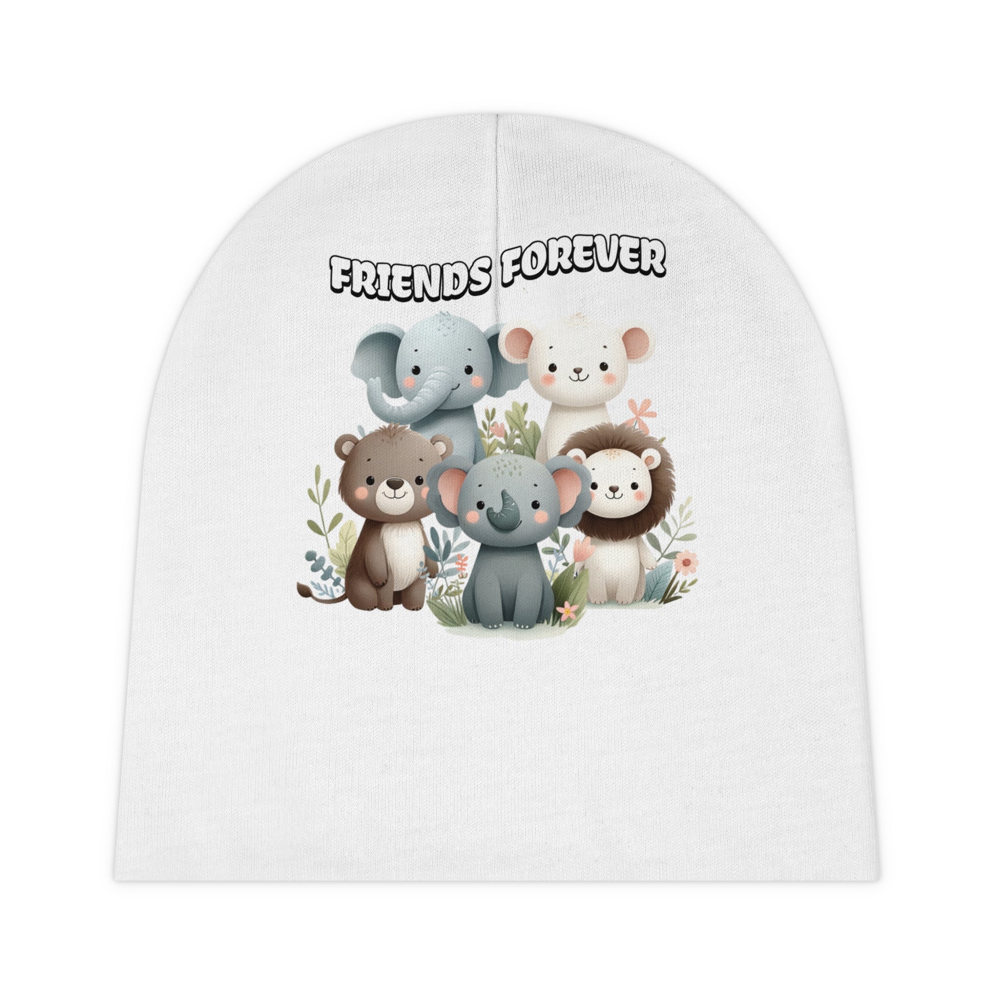 'Friends Forever' Safari Animals Newborn Hat
