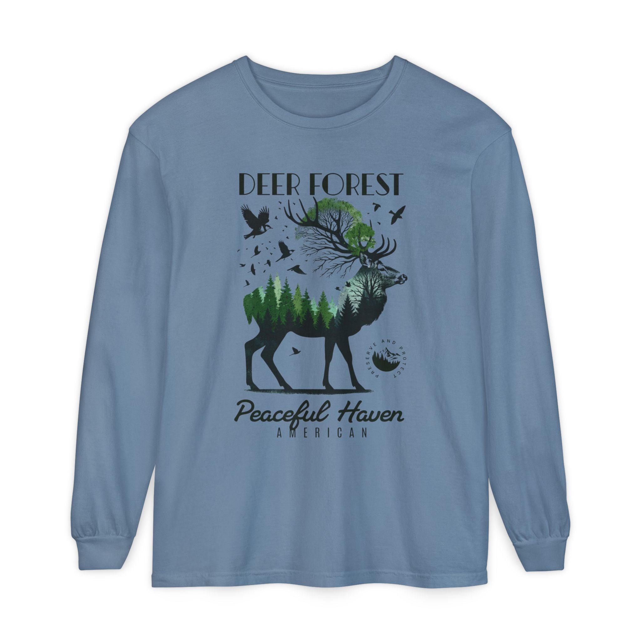 Deer Forest LS Tee