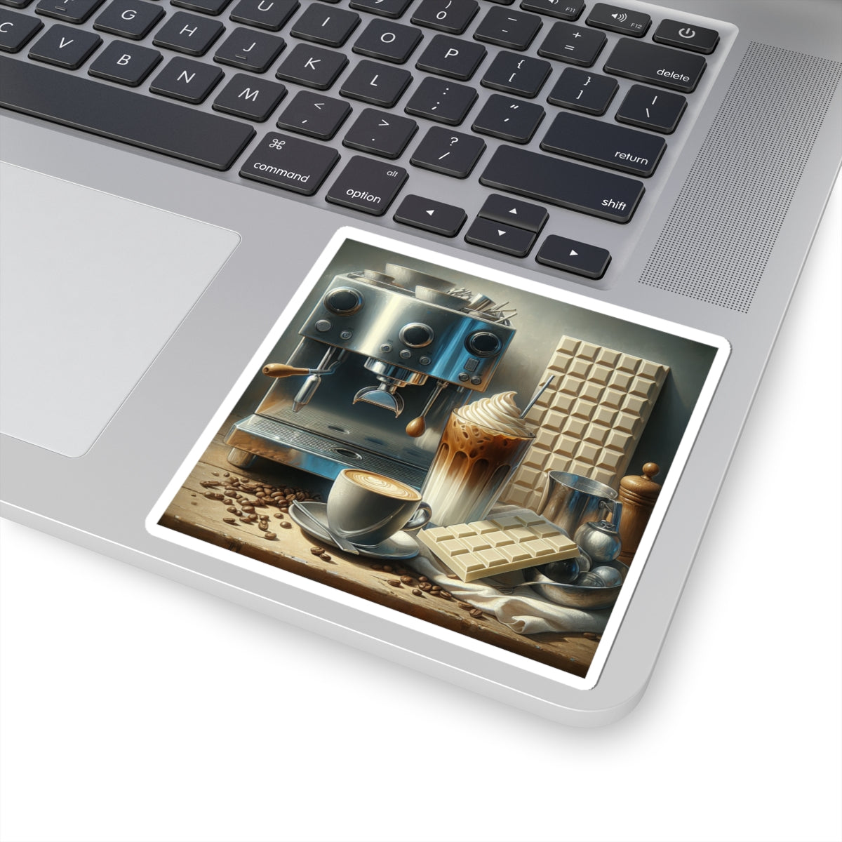 White Chocolate Expresso Sticker